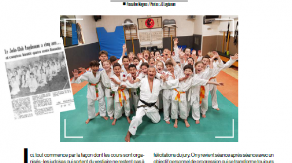 JC LUGDUNUM DANS LA REVUE SENSEI NULERO 1 DE FRANCE